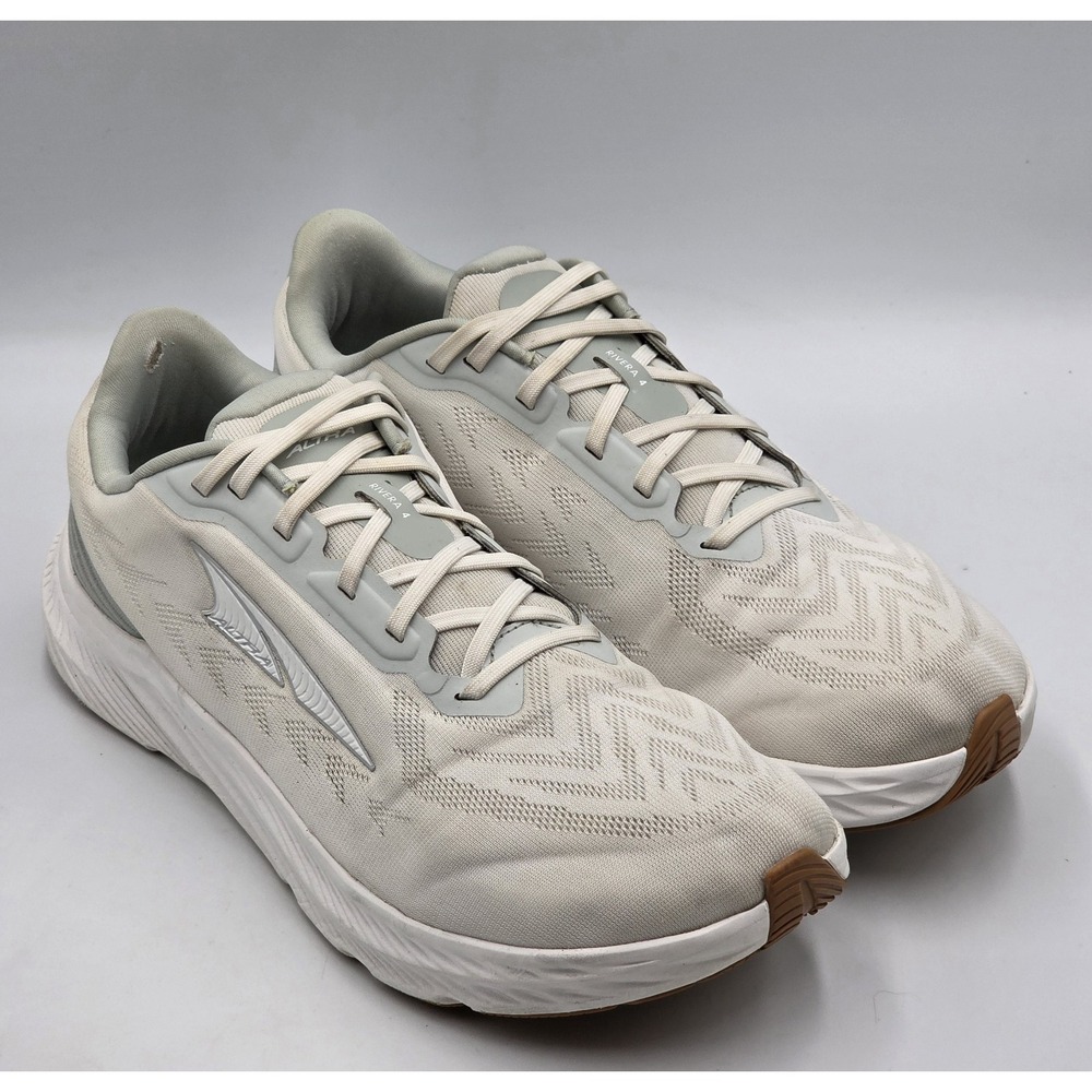 Altra Rivera 4 Womens 10 White Running Shoes Road Trainers Light Wear See Pics